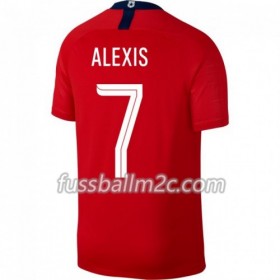 Fußballtrikots Chile Alexis Sanchez 7 Heim Trikotsatz Copa América 2019